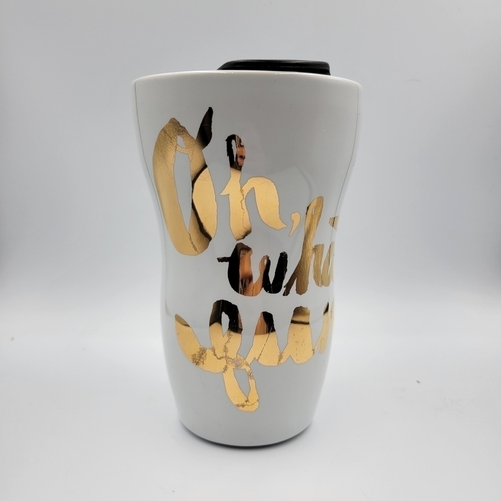 Starbucks Winter 2014 "Oh What Fun" Coffee Travel Mug